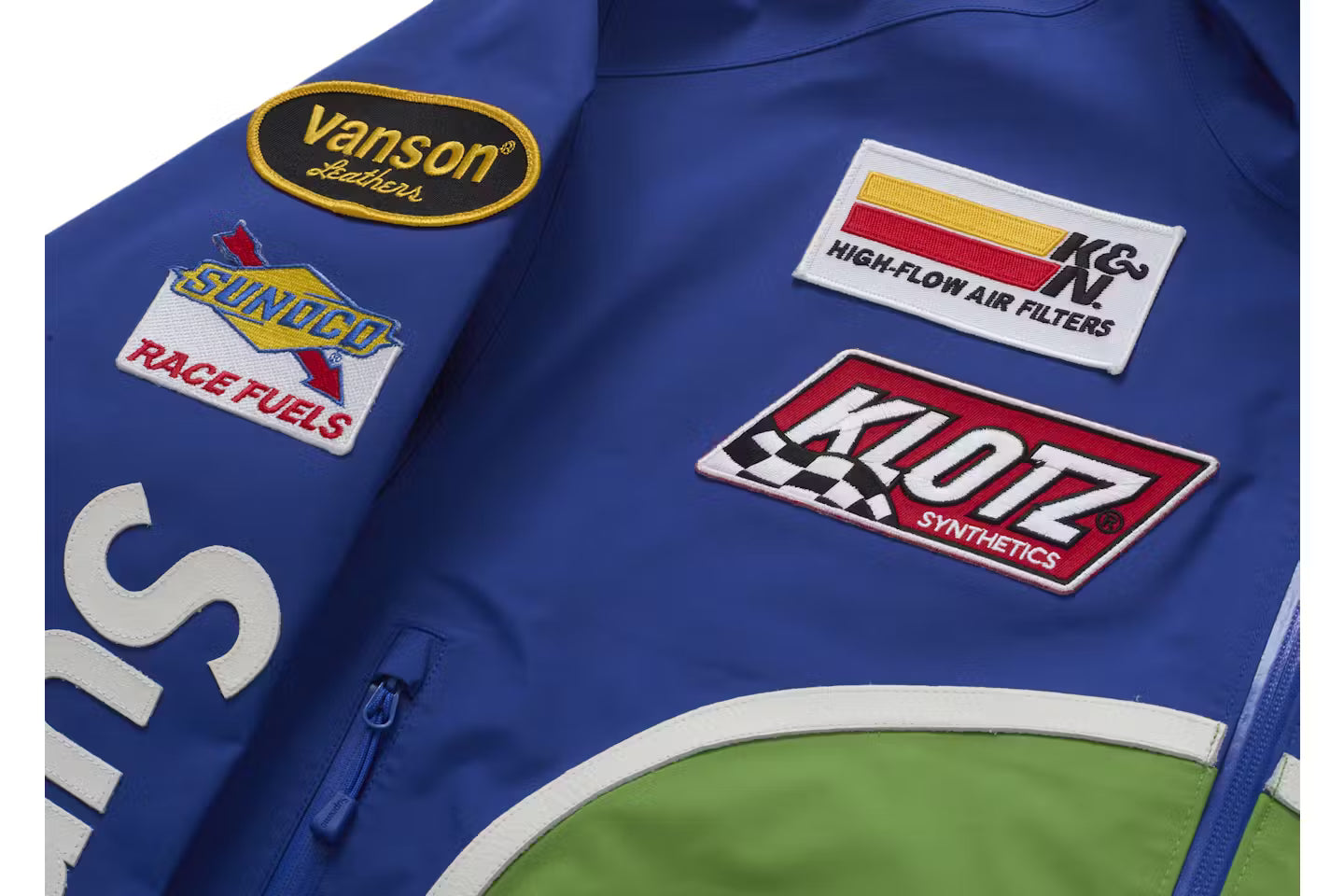 Veste Supreme x Vanson - Bleu