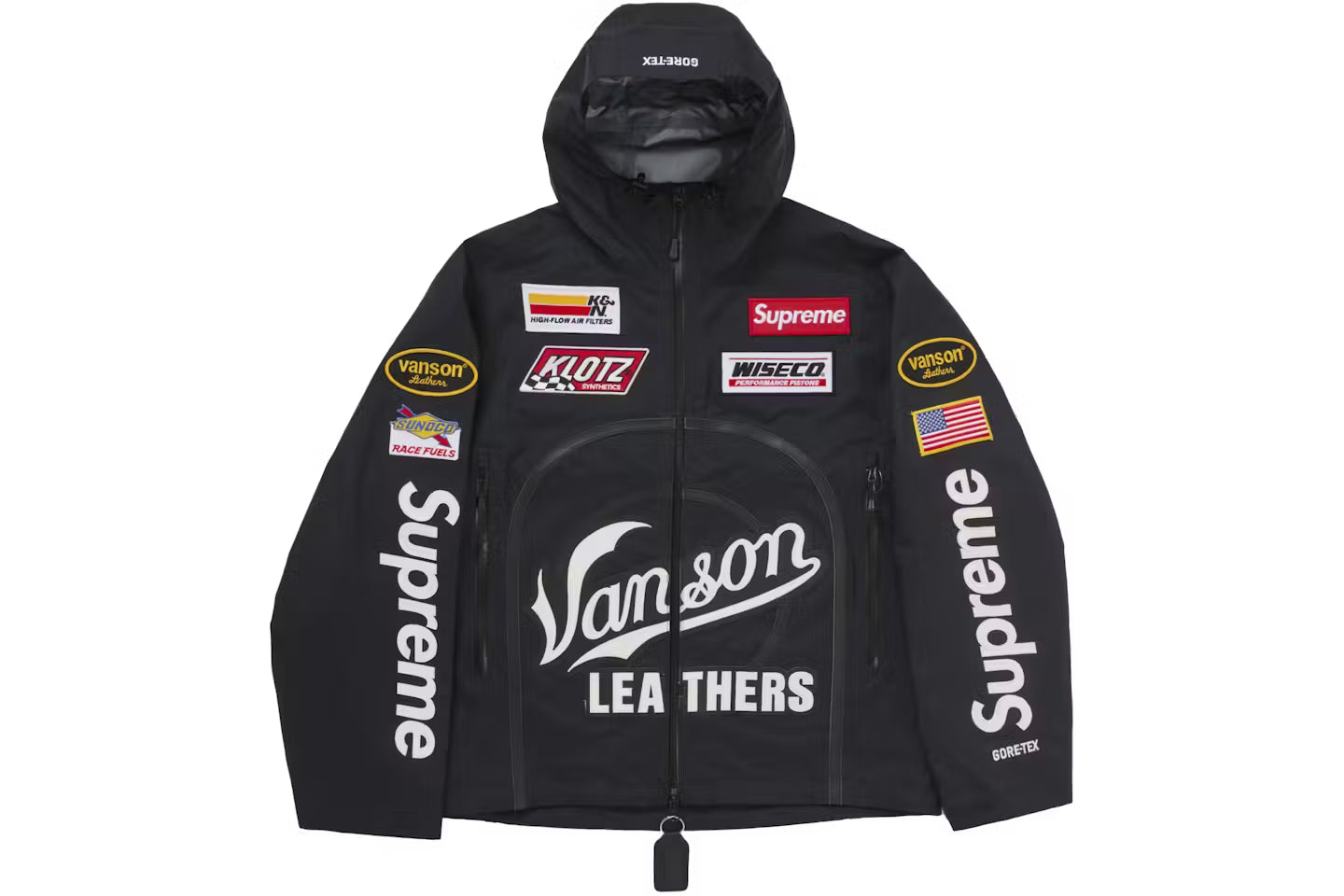 Veste Supreme x Vanson - Noir