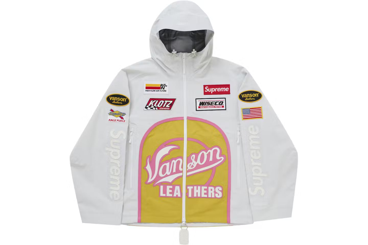 Veste Supreme x Vanson - Blanc