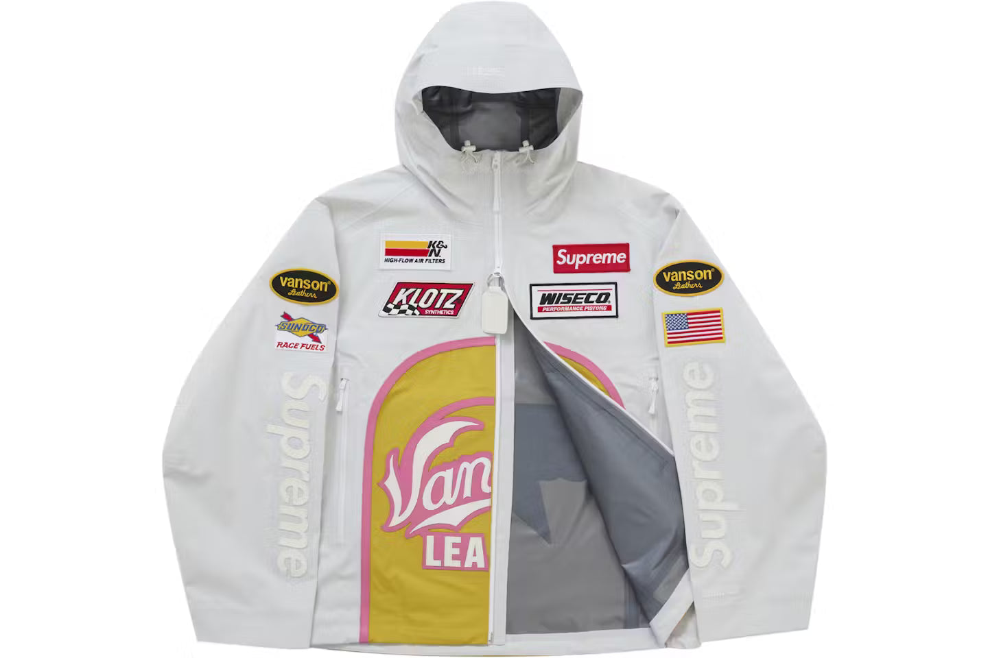 Veste Supreme x Vanson - Blanc
